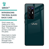 Hunter Green Glass Case For Vivo X70 Pro Plus