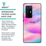 Colorful Waves Glass case for Vivo X70 Pro Plus