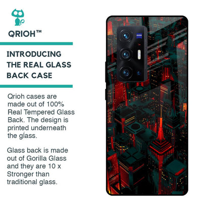 City Light Glass Case For Vivo X70 Pro Plus