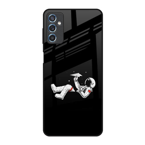 Space Traveller Samsung Galaxy M52 5G Glass Back Cover Online