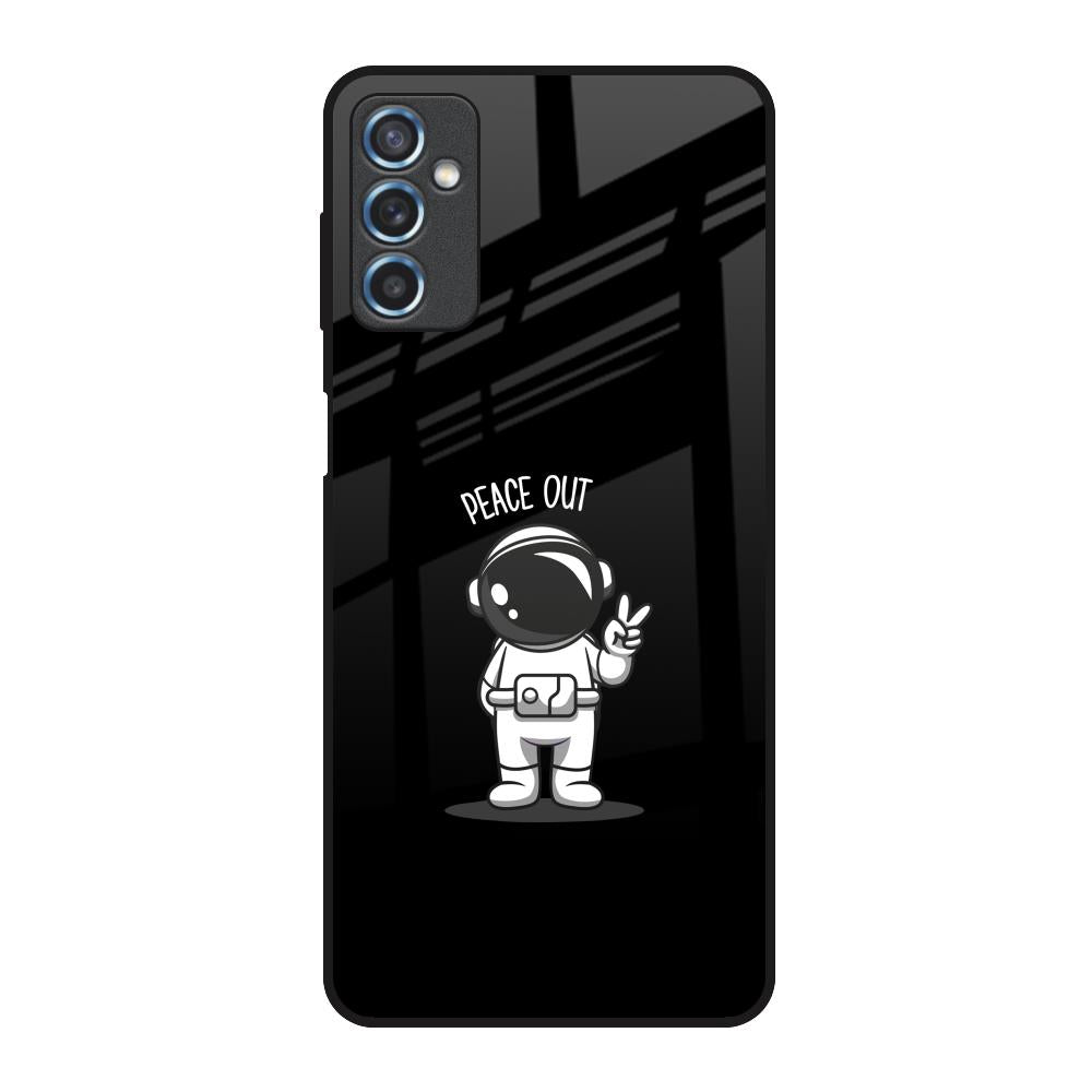 Peace Out Astro Samsung Galaxy M52 5G Glass Back Cover Online
