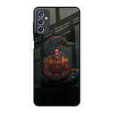 Lord Hanuman Animated Samsung Galaxy M52 5G Glass Back Cover Online