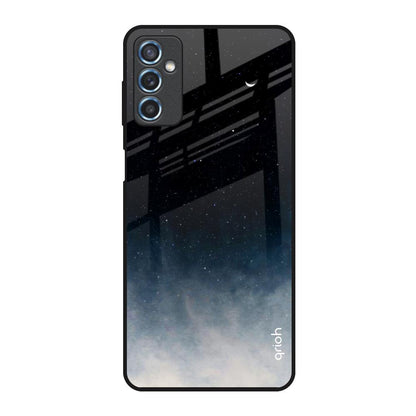 Black Aura Samsung Galaxy M52 5G Glass Back Cover Online