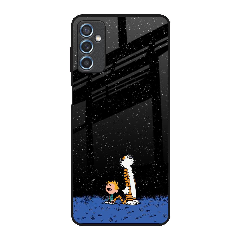 Night Sky Star Samsung Galaxy M52 5G Glass Back Cover Online