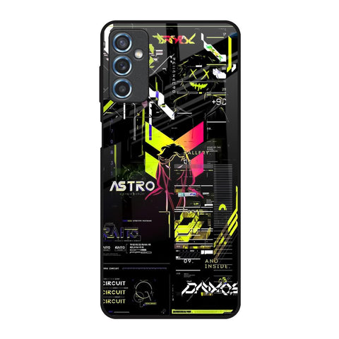 Astro Glitch Samsung Galaxy M52 5G Glass Back Cover Online