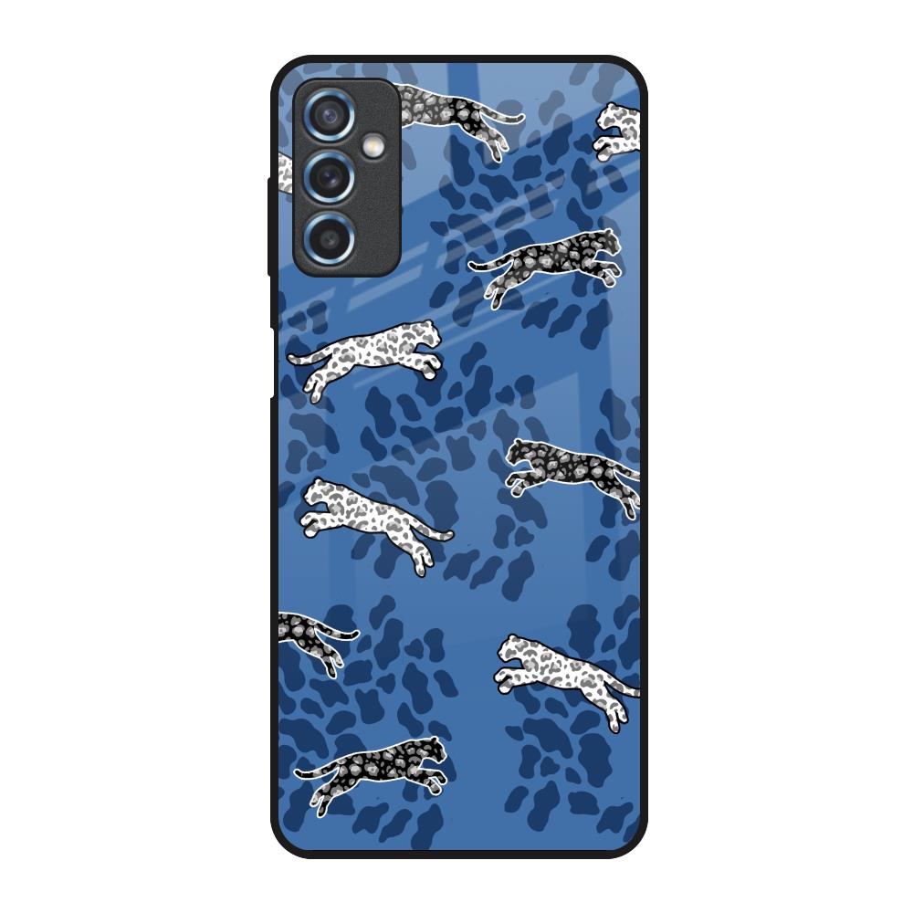 Blue Cheetah Samsung Galaxy M52 5G Glass Back Cover Online