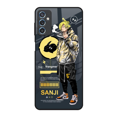 Cool Sanji Samsung Galaxy M52 5G Glass Back Cover Online