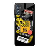 Danger Signs Samsung Galaxy M52 5G Glass Back Cover Online