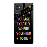 Magical Words Samsung Galaxy M52 5G Glass Back Cover Online