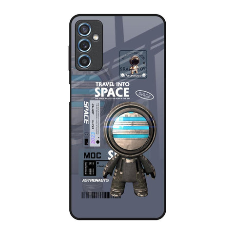 Space Travel Samsung Galaxy M52 5G Glass Back Cover Online
