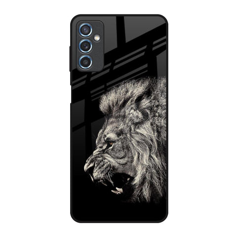 Brave Lion Samsung Galaxy M52 5G Glass Back Cover Online