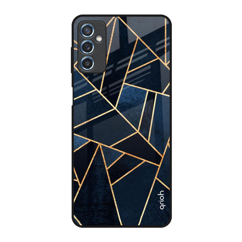 Abstract Tiles Samsung Galaxy M52 5G Glass Back Cover Online