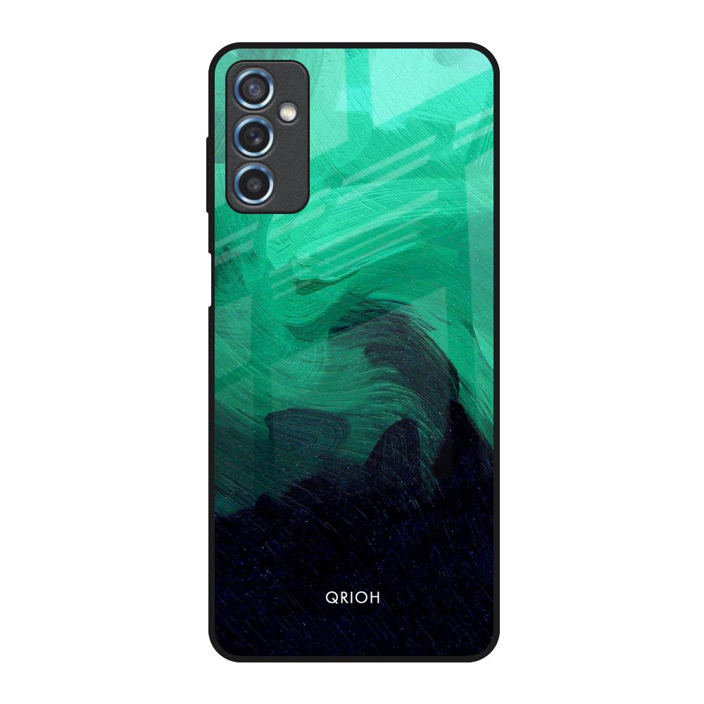 Scarlet Amber Samsung Galaxy M52 5G Glass Back Cover Online