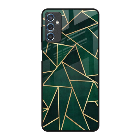 Abstract Green Samsung Galaxy M52 5G Glass Back Cover Online