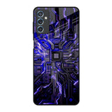 Techno Color Pattern Samsung Galaxy M52 5G Glass Back Cover Online