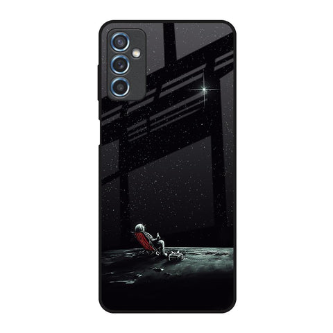 Relaxation Mode On Samsung Galaxy M52 5G Glass Back Cover Online
