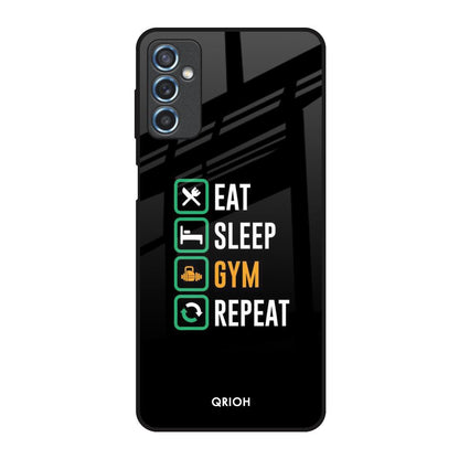 Daily Routine Samsung Galaxy M52 5G Glass Back Cover Online