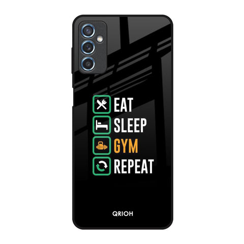 Daily Routine Samsung Galaxy M52 5G Glass Back Cover Online