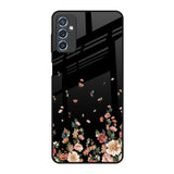 Floating Floral Print Samsung Galaxy M52 5G Glass Back Cover Online