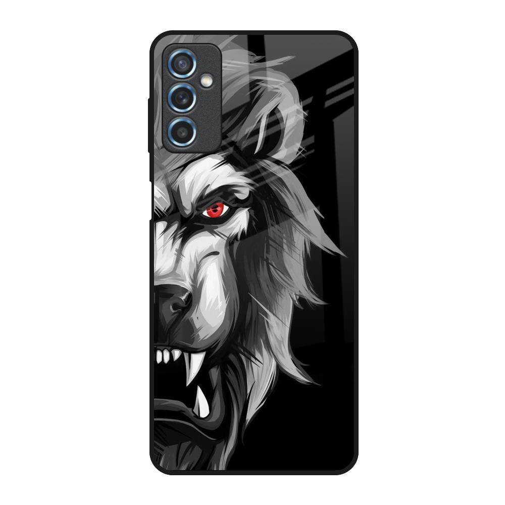 Wild Lion Samsung Galaxy M52 5G Glass Back Cover Online