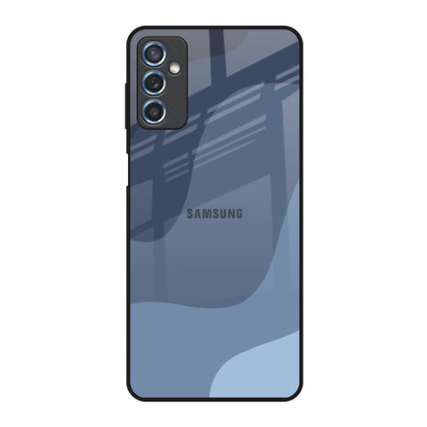 Navy Blue Ombre Samsung Galaxy M52 5G Glass Back Cover Online