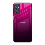 Purple Ombre Pattern Samsung Galaxy M52 5G Glass Back Cover Online