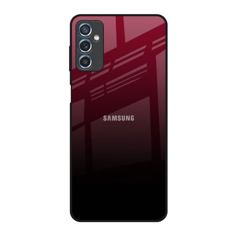 Wine Red Samsung Galaxy M52 5G Glass Back Cover Online