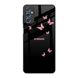 Fly Butterfly Samsung Galaxy M52 5G Glass Back Cover Online