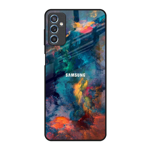 Colored Storm Samsung Galaxy M52 5G Glass Back Cover Online