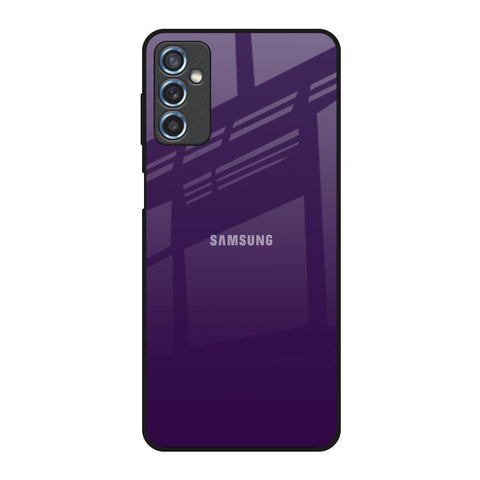 Dark Purple Samsung Galaxy M52 5G Glass Back Cover Online