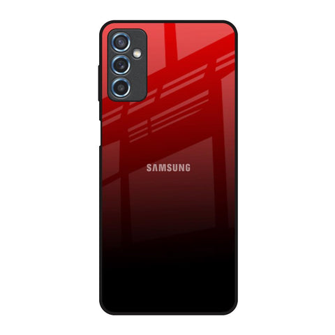 Maroon Faded Samsung Galaxy M52 5G Glass Back Cover Online