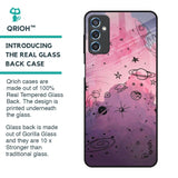 Space Doodles Glass Case for Samsung Galaxy M52 5G