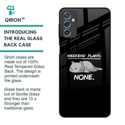 Weekend Plans Glass Case for Samsung Galaxy M52 5G