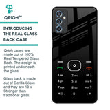 Classic Keypad Pattern Glass Case for Samsung Galaxy M52 5G