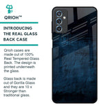 Dark Blue Grunge Glass Case for Samsung Galaxy M52 5G