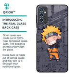 Orange Chubby Glass Case for Samsung Galaxy M52 5G