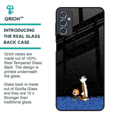 Night Sky Star Glass Case for Samsung Galaxy M52 5G