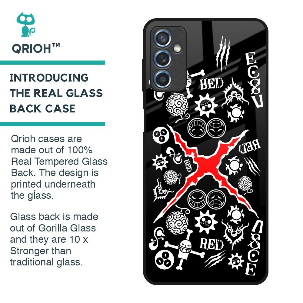 Red Zone Glass Case for Samsung Galaxy M52 5G