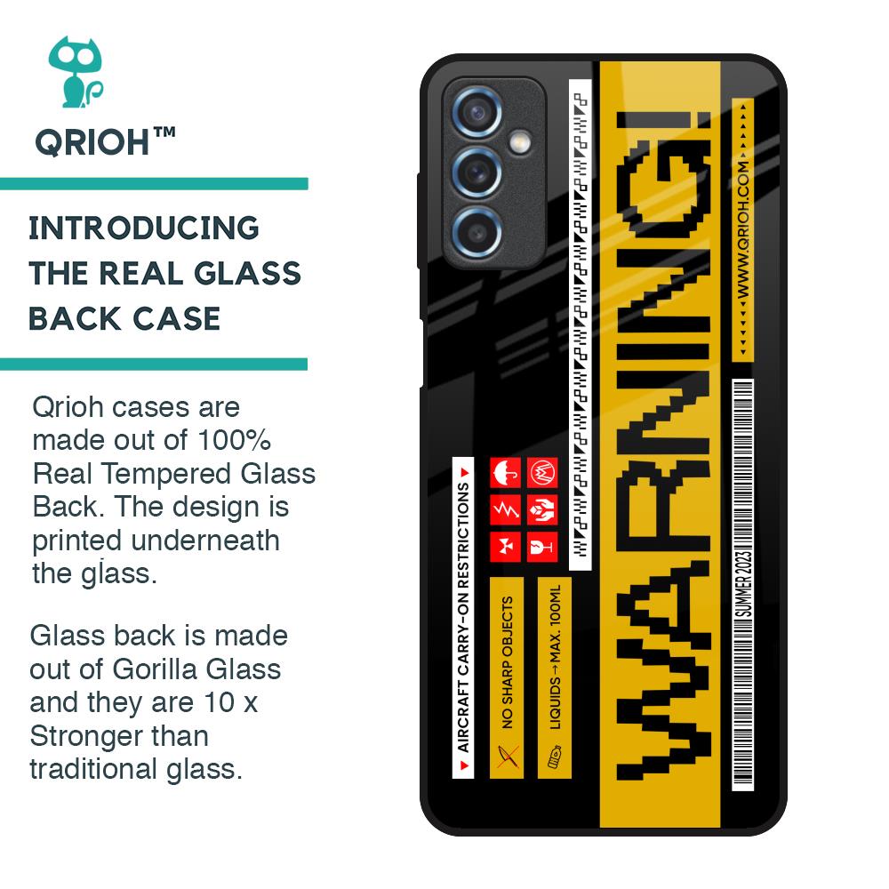 Aircraft Warning Glass Case for Samsung Galaxy M52 5G