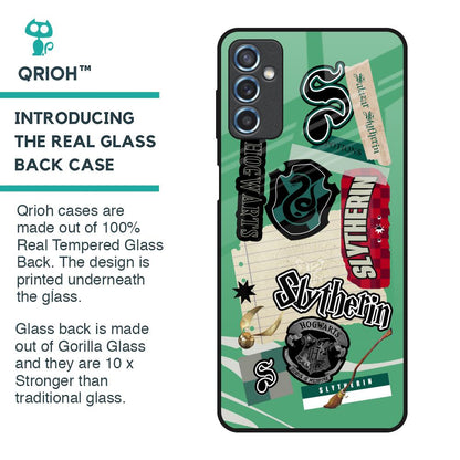 Slytherin Glass Case for Samsung Galaxy M52 5G