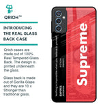 Supreme Ticket Glass Case for Samsung Galaxy M52 5G