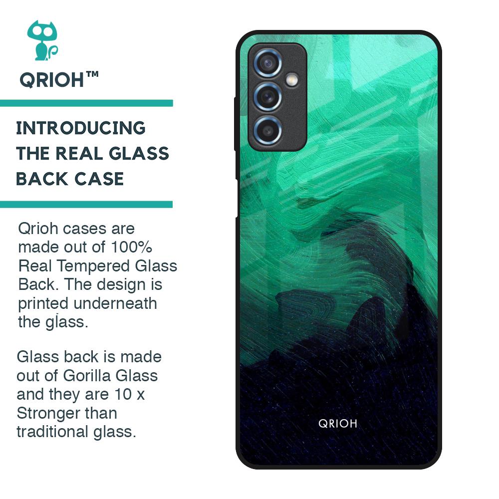 Scarlet Amber Glass Case for Samsung Galaxy M52 5G