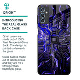Techno Color Pattern Glass Case For Samsung Galaxy M52 5G