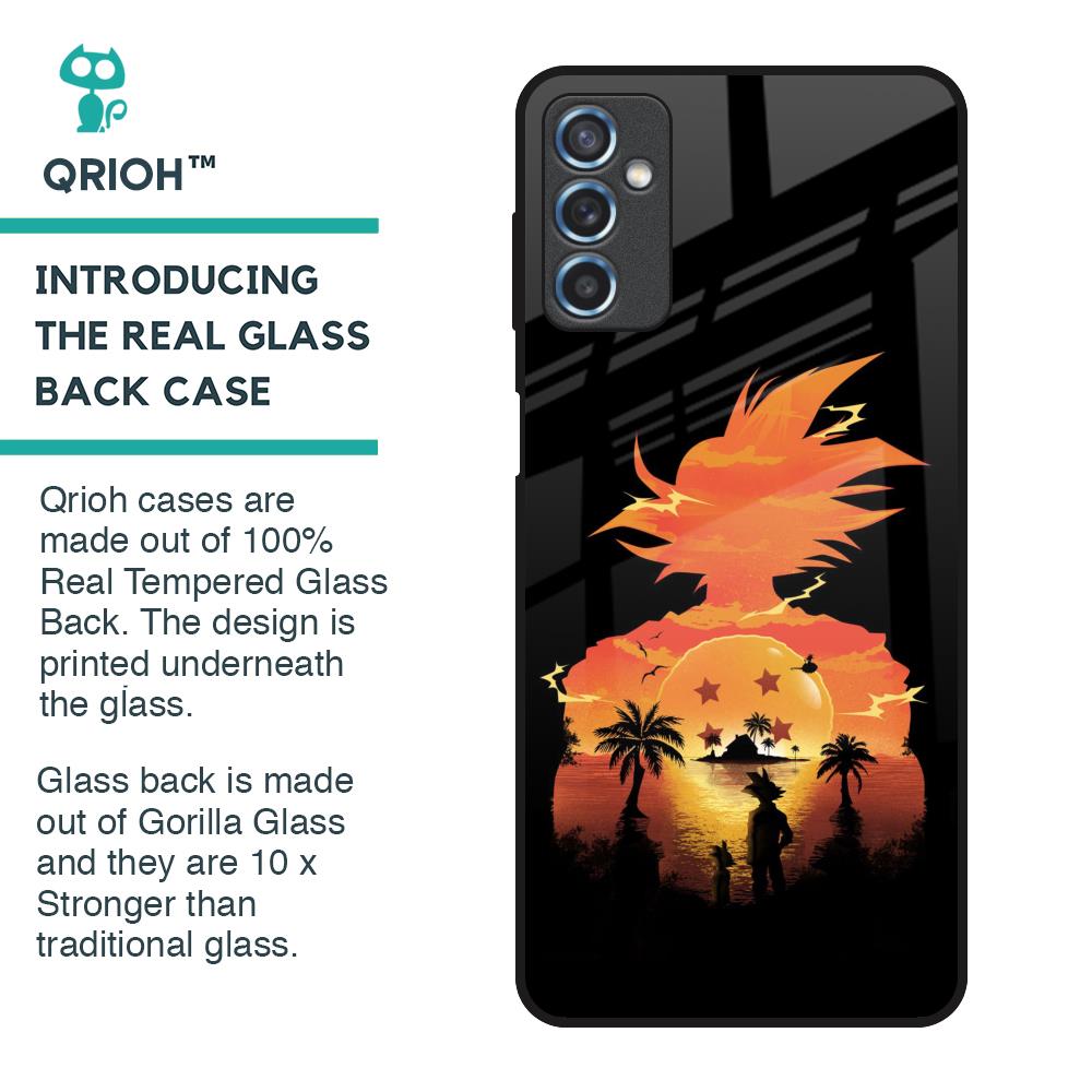 Japanese Paradise Glass Case for Samsung Galaxy M52 5G