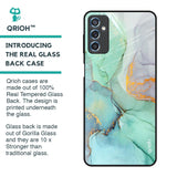 Green Marble Glass Case for Samsung Galaxy M52 5G