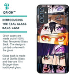 Anime Eyes Glass Case for Samsung Galaxy M52 5G