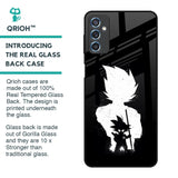 Monochrome Goku Glass Case for Samsung Galaxy M52 5G