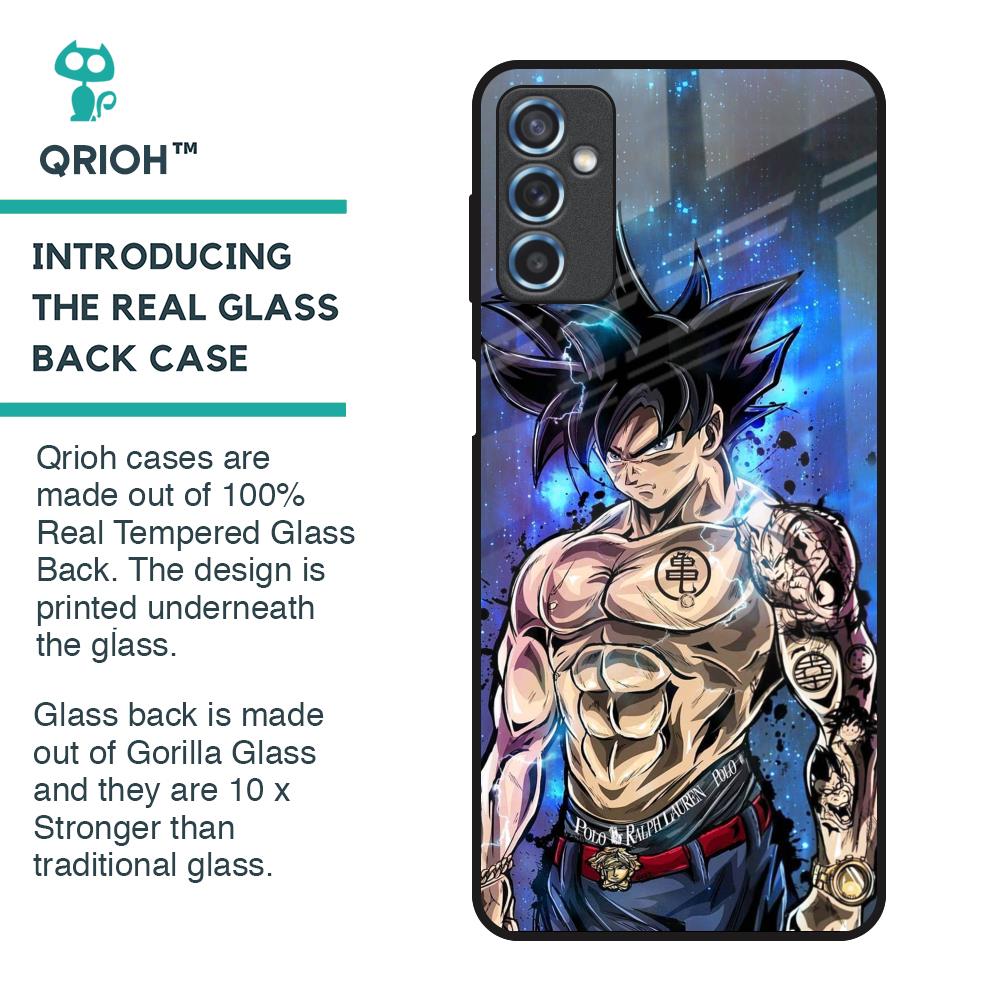 Branded Anime Glass Case for Samsung Galaxy M52 5G