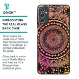 Floral Mandala Glass Case for Samsung Galaxy M52 5G