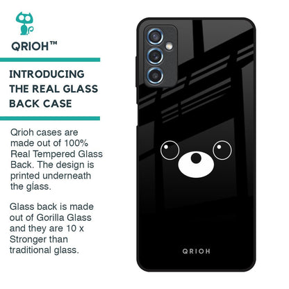 Cute Bear Glass Case for Samsung Galaxy M52 5G